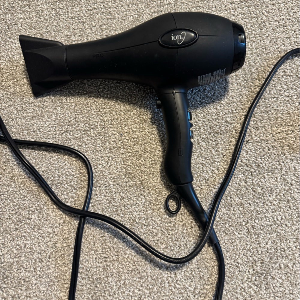Black Ion Hair Dryer